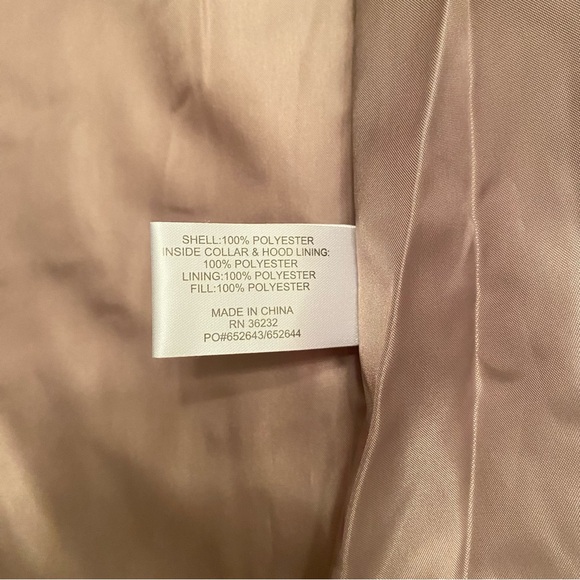 GALLERY New York Multi Quilted Side Tab Fur Trim Hood Jacket Size XL - Picture 14 of 14